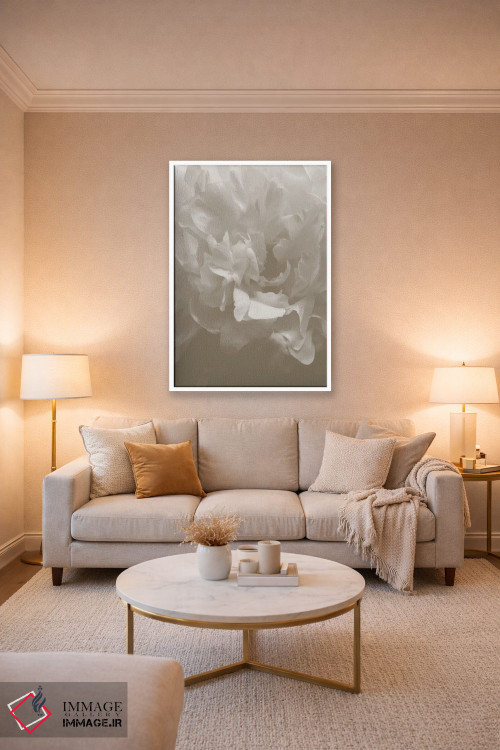 تابلو دکوراتیو پیونی شماره ۹ اثر استودیو ۱ایکس ۳ - D4W