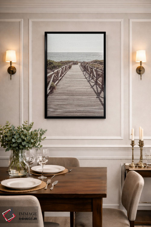 تابلو دکوراتیو ساحل شماره ۳ اثر استودیو ۱ایکس ۳ - D2B