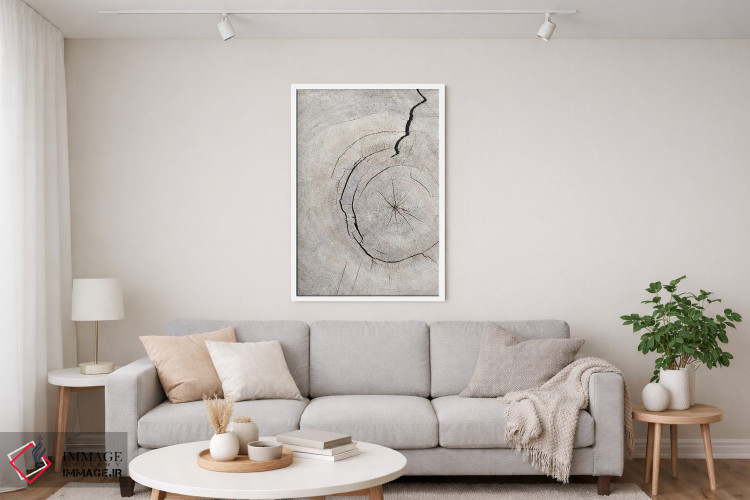 تابلو دکوراتیو الگوی چوب شماره ۲ اثر استودیو ۱ایکس ۳ - D4W