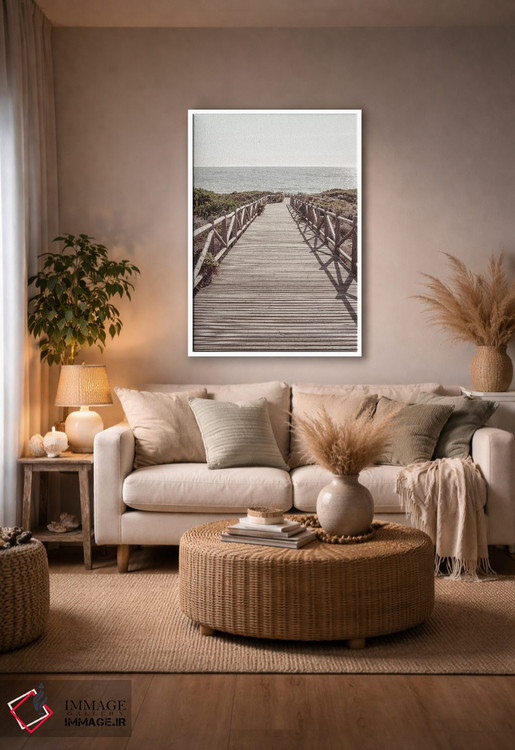 تابلو دکوراتیو ساحل شماره ۳ اثر استودیو ۱ایکس ۳ - D3W