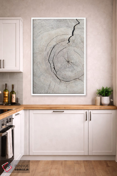 تابلو دکوراتیو الگوی چوب شماره ۲ اثر استودیو ۱ایکس ۳ - D5W