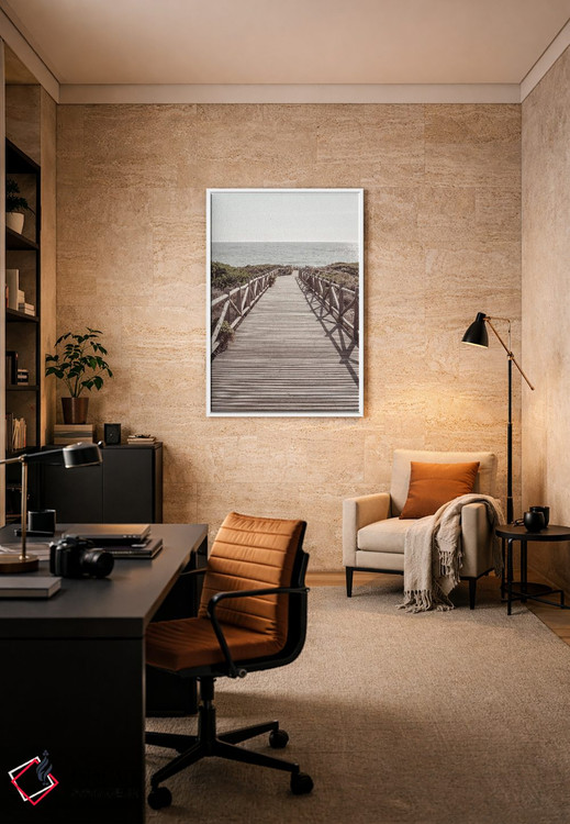 تابلو دکوراتیو ساحل شماره ۳ اثر استودیو ۱ایکس ۳ - D5W