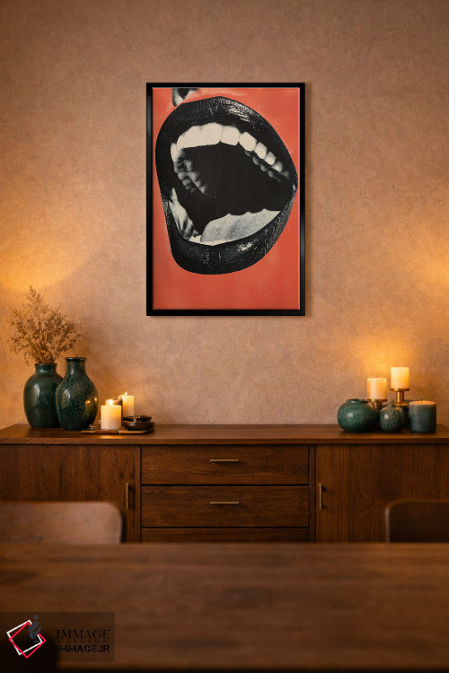 تابلو دکوراتیو دهان اثر آندریاس ماگنوسون - D1B