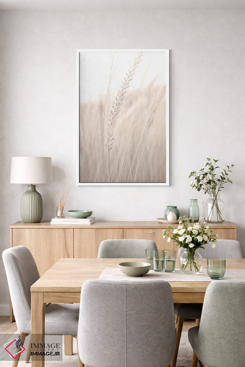 تابلو دکوراتیو چمن شماره ۱ اثر استودیو ۱ایکس ۳ - D6W