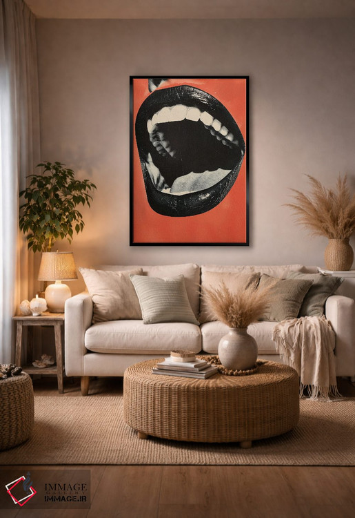 تابلو دکوراتیو دهان اثر آندریاس ماگنوسون - D6B