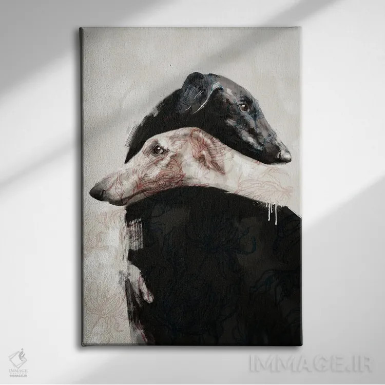 تابلو مینیمال در همه اوقات ۴ اثر گابریلا روبرگ - نمای روبهرو روی دیوار