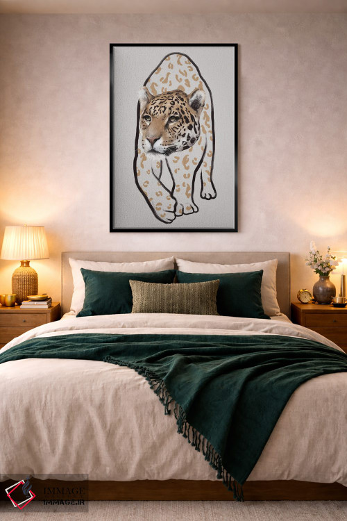تابلو مینیمال لئوپاردو ۲ اثر گابریلا روبرگ - D4B