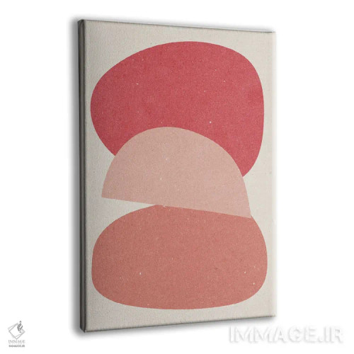 تابلو مینیمال انتزاع I اثر ان کی تی ان - نمای پرسپکتیو محصول