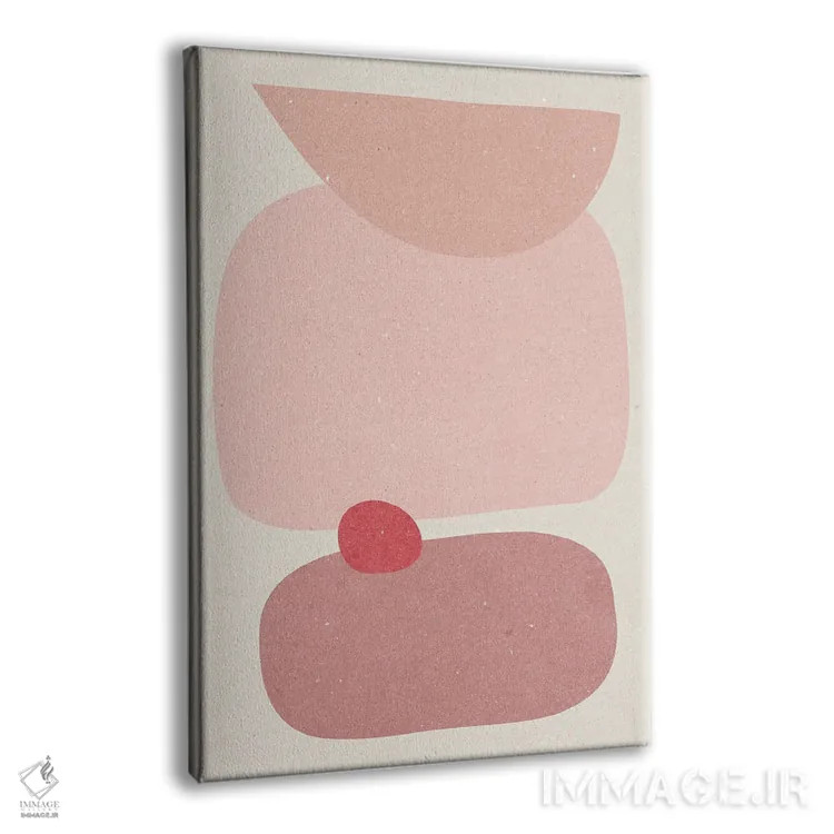 تابلو مینیمال انتزاع III اثر ان کی تی ان - نمای پرسپکتیو محصول