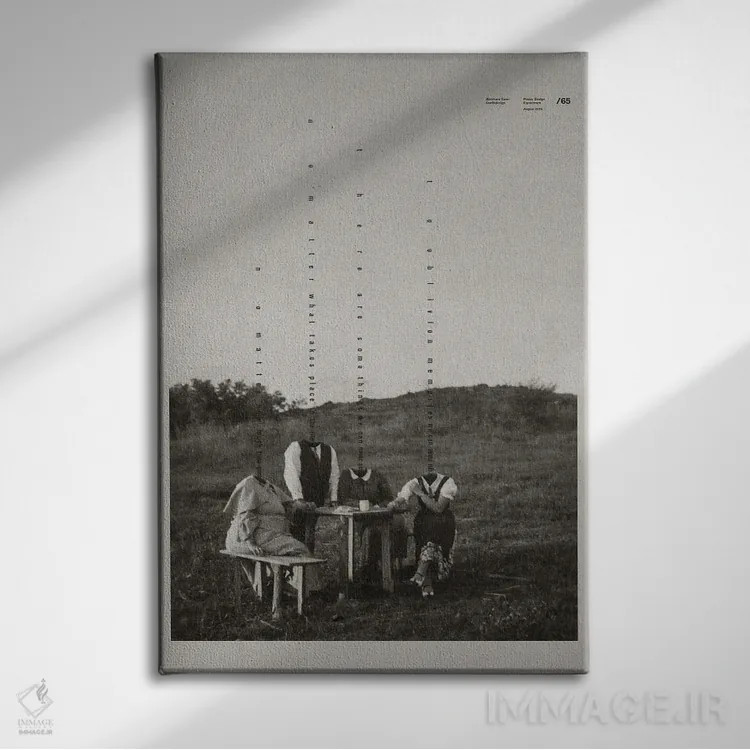 تابلو دکوراتیو فراموشی اثر ماینهارد تاکسر - نمای روبهرو روی دیوار