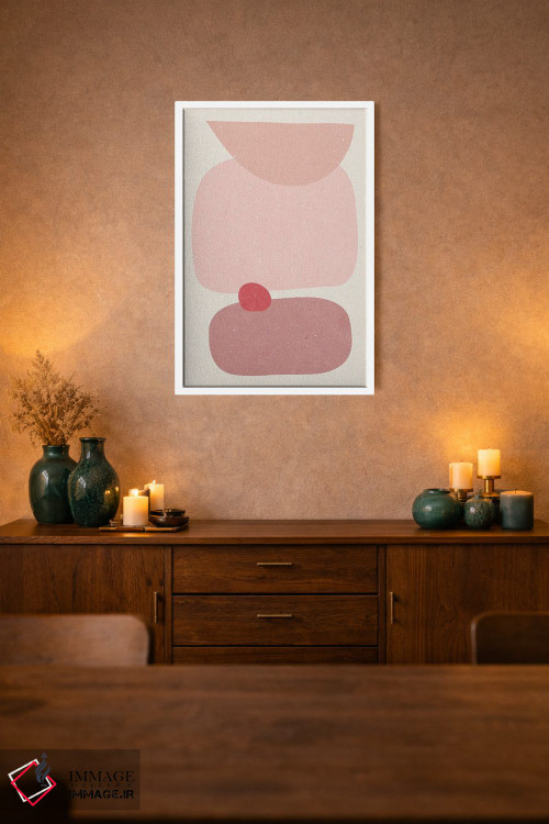 تابلو مینیمال انتزاع III اثر ان کی تی ان - D2W