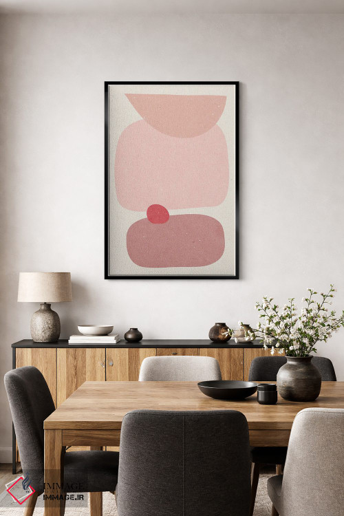 تابلو مینیمال انتزاع III اثر ان کی تی ان - D5B