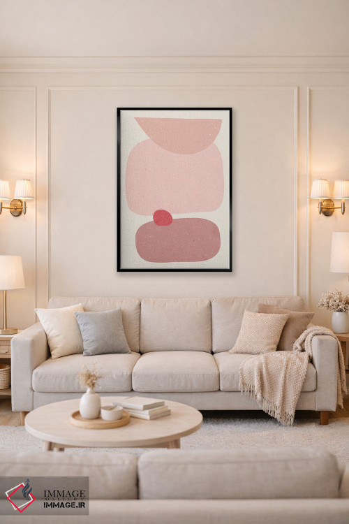 تابلو مینیمال انتزاع III اثر ان کی تی ان - D4B