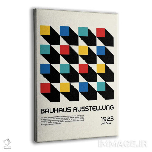 تابلو انتزاعی نمایشگاه باوهاوس I اثر رتردروم - نمای پرسپکتیو محصول