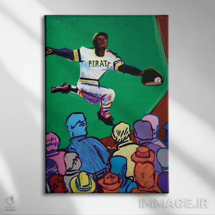 تابلو دکوراتیو کلمنت در گوشه اثر استیو اسپنسر - نمای روبهرو روی دیوار