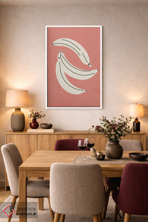 تابلو مینیمال موز اثر ان کی تی ان - D4W