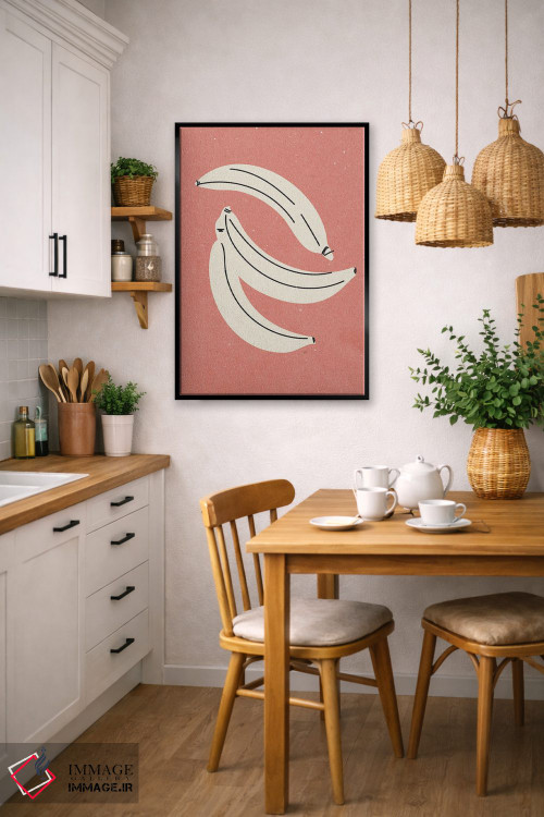 تابلو مینیمال موز اثر ان کی تی ان - D6B