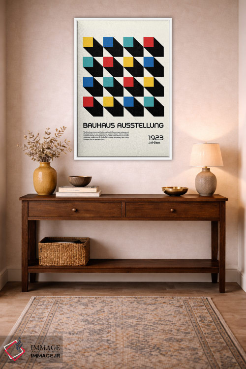 تابلو انتزاعی نمایشگاه باوهاوس I اثر رتردروم - D3W