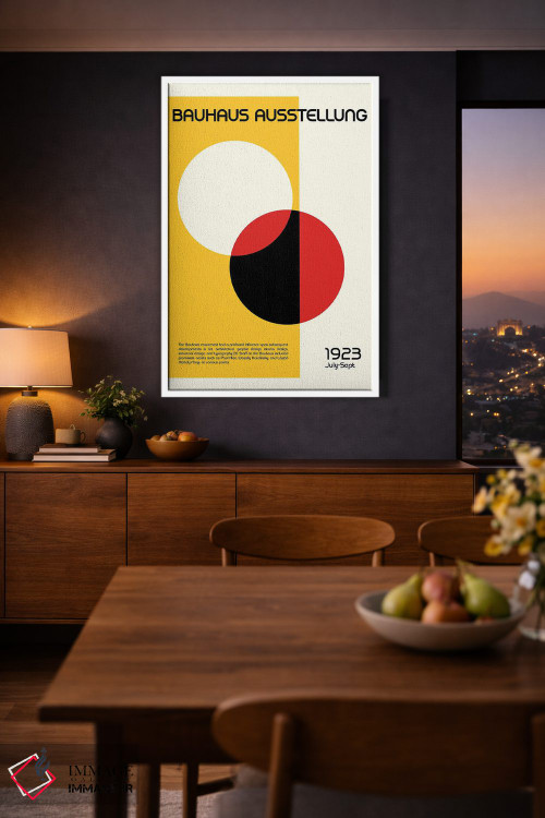 تابلو انتزاعی نمایشگاه باوهاوس II اثر رتردروم - D2W