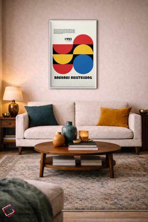 تابلو انتزاعی نمایشگاه باوهاوس III اثر رتردروم - D2W