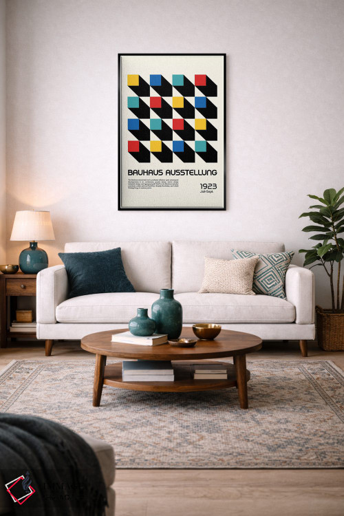 تابلو انتزاعی نمایشگاه باوهاوس I اثر رتردروم - D5B