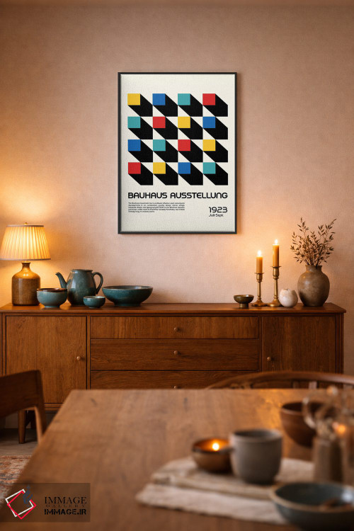 تابلو انتزاعی نمایشگاه باوهاوس I اثر رتردروم - D6B