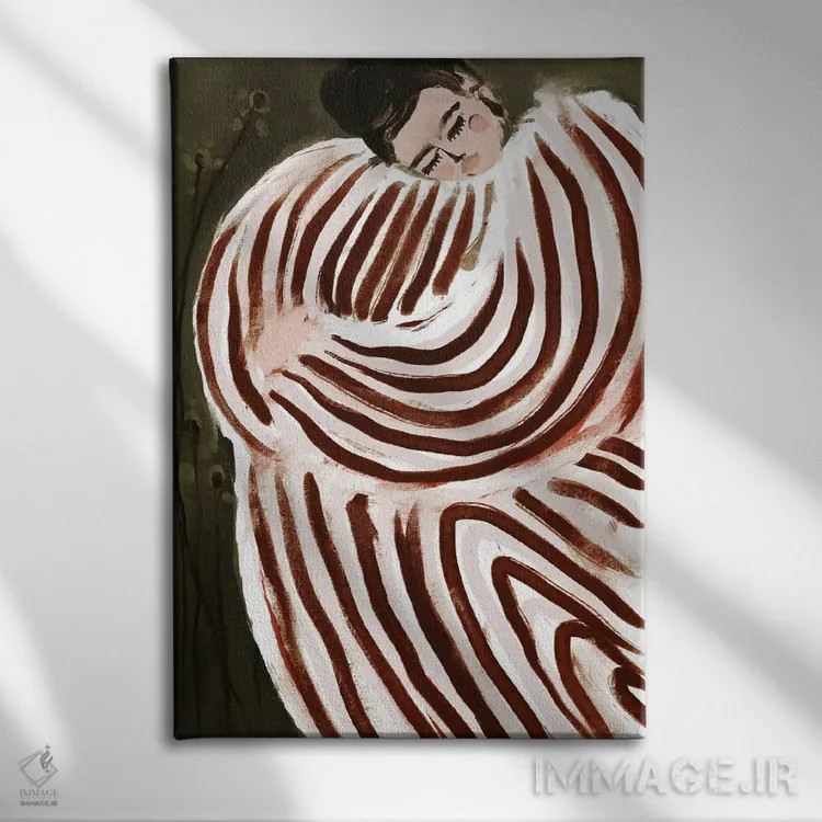 تابلو دکوراتیو شاهزاده خوابیده اثر تری چایلد - نمای روبهرو روی دیوار