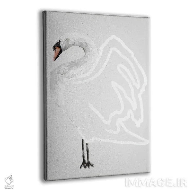 تابلو مینیمال سادگی ۲ اثر گابریلا روبرگ - نمای پرسپکتیو محصول