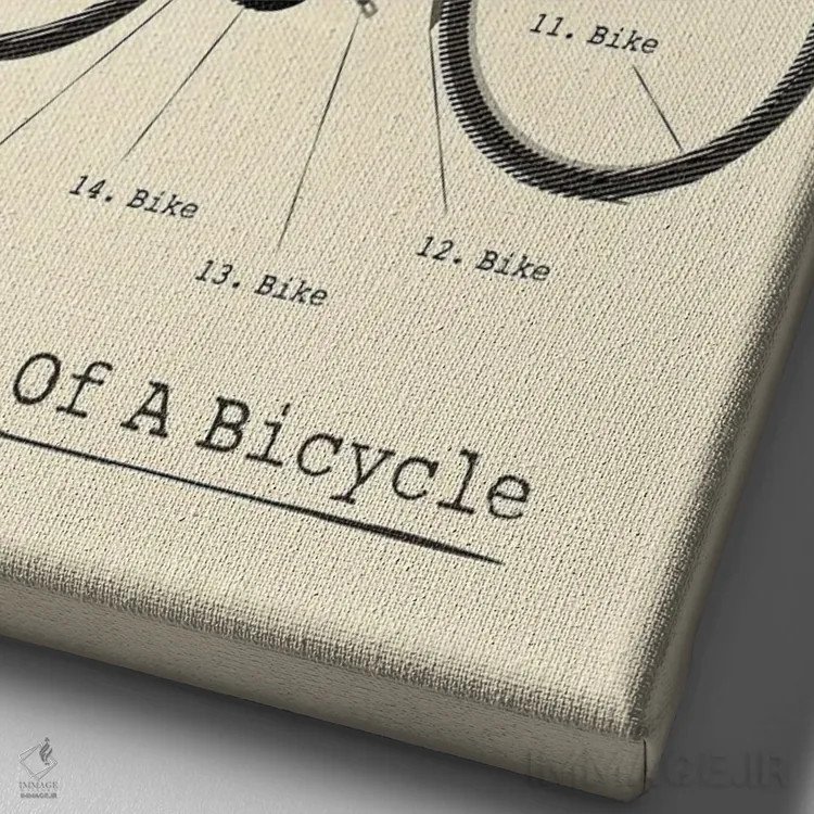 تابلو مینیمال آناتومی اثر وایات ۹ - نمای نزدیک بافت بوم