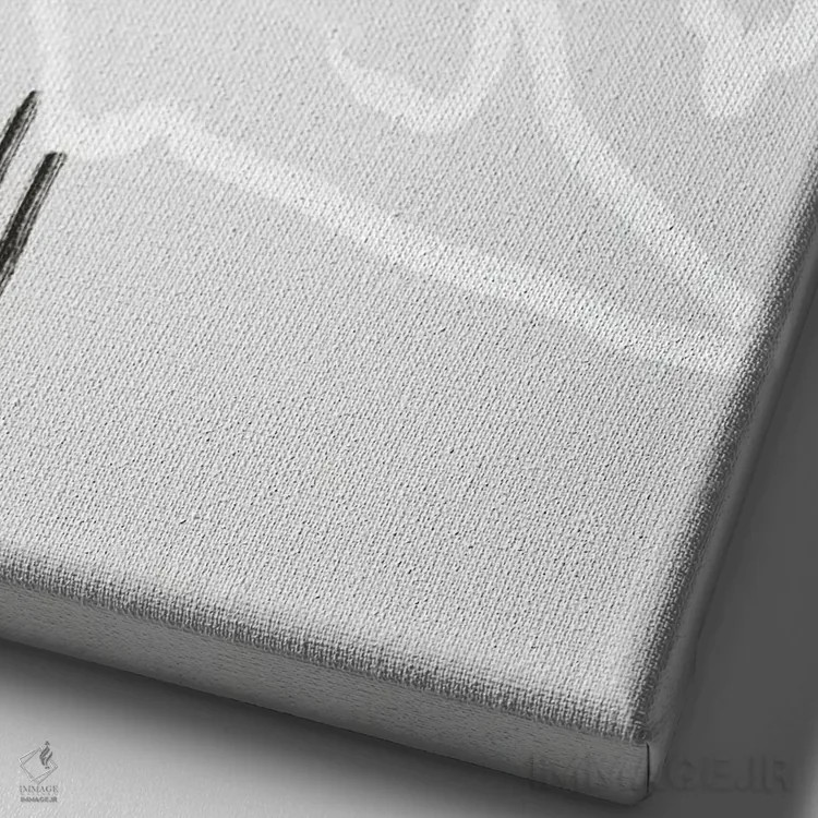 تابلو مینیمال سادگی ۲ اثر گابریلا روبرگ - نمای نزدیک بافت بوم