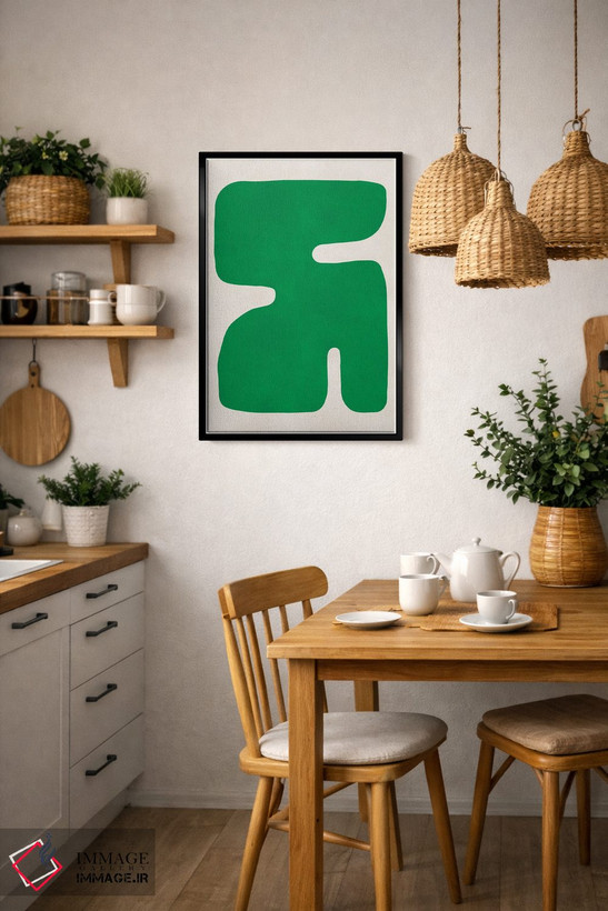 تابلو مینیمال ارگانیک و انتزاعی ۵ اثر ویتور کوستا - D6B