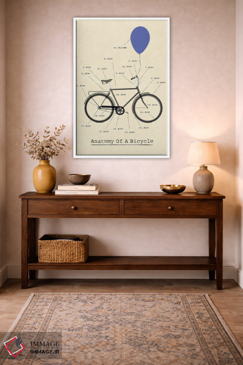 تابلو مینیمال آناتومی اثر وایات ۹ - D2W