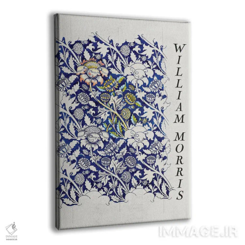 تابلو مینیمال وی اثر ویلیام موریس - نمای پرسپکتیو محصول