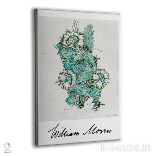 تابلو مینیمال بادشکن ۲ اثر ویلیام موریس - نمای پرسپکتیو محصول