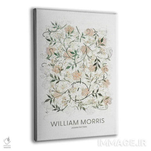 تابلو مینیمال یاس ۲ اثر ویلیام موریس - نمای پرسپکتیو محصول