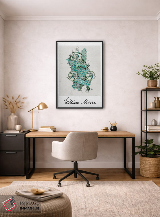 تابلو مینیمال بادشکن ۲ اثر ویلیام موریس - D2B