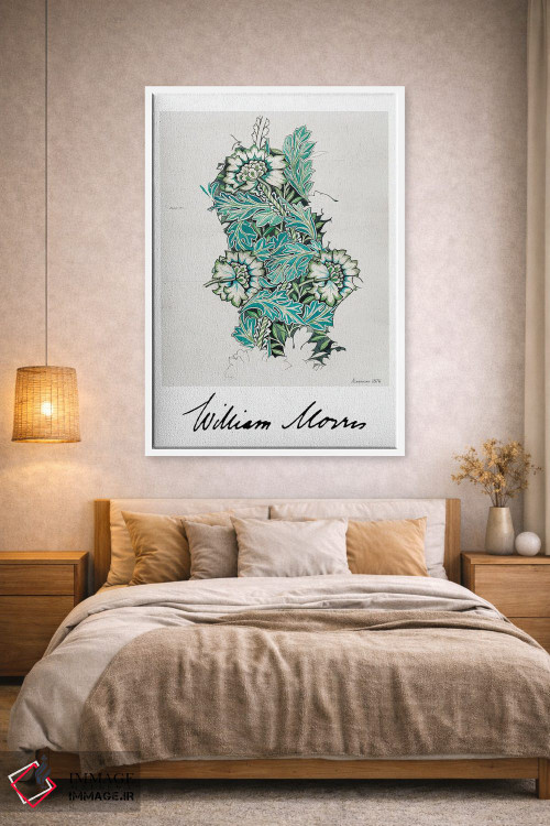 تابلو مینیمال بادشکن ۲ اثر ویلیام موریس - D1W