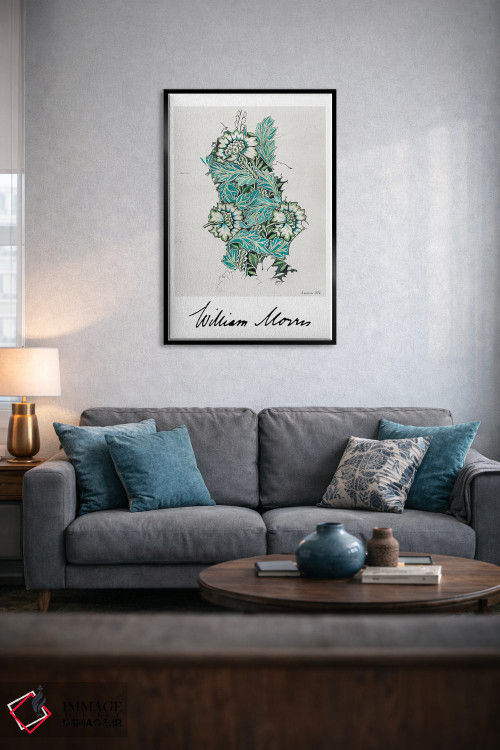 تابلو مینیمال بادشکن ۲ اثر ویلیام موریس - D4B