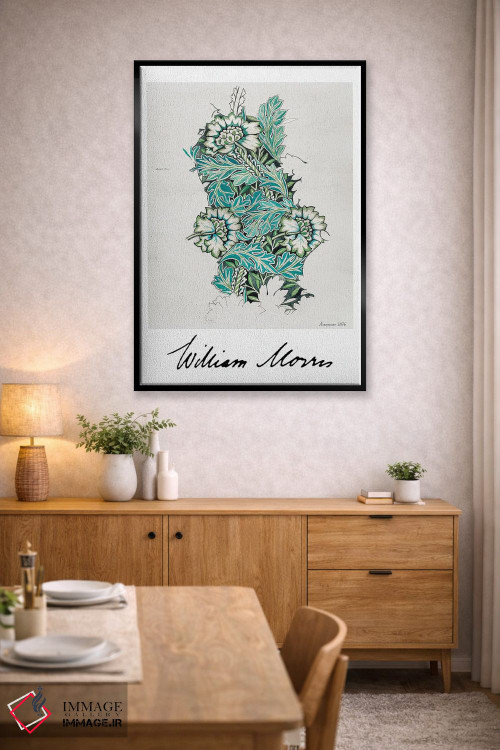 تابلو مینیمال بادشکن ۲ اثر ویلیام موریس - D3B