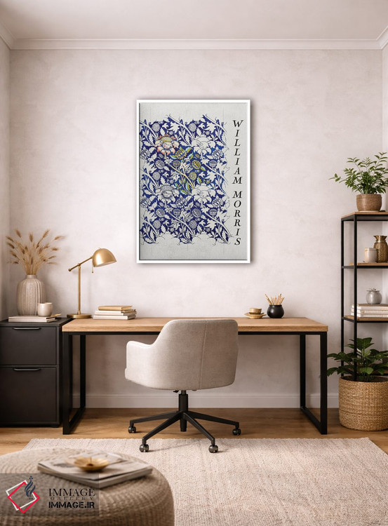 تابلو مینیمال وی اثر ویلیام موریس - D3W