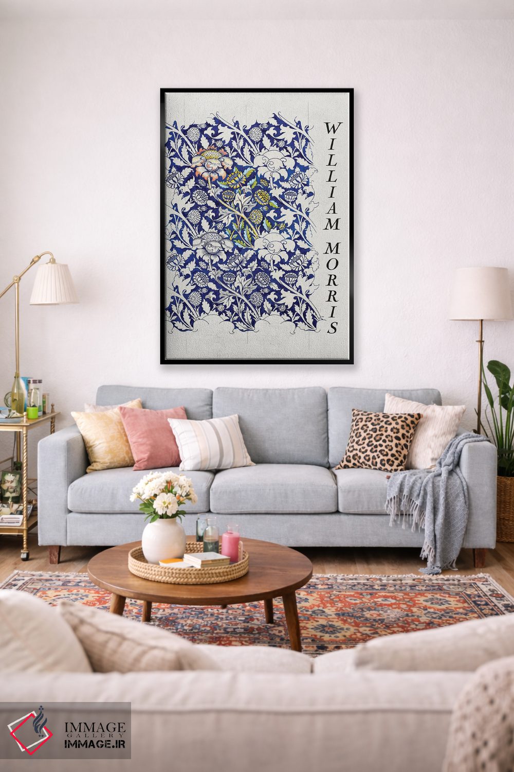 تابلو مینیمال وی اثر ویلیام موریس - D2B