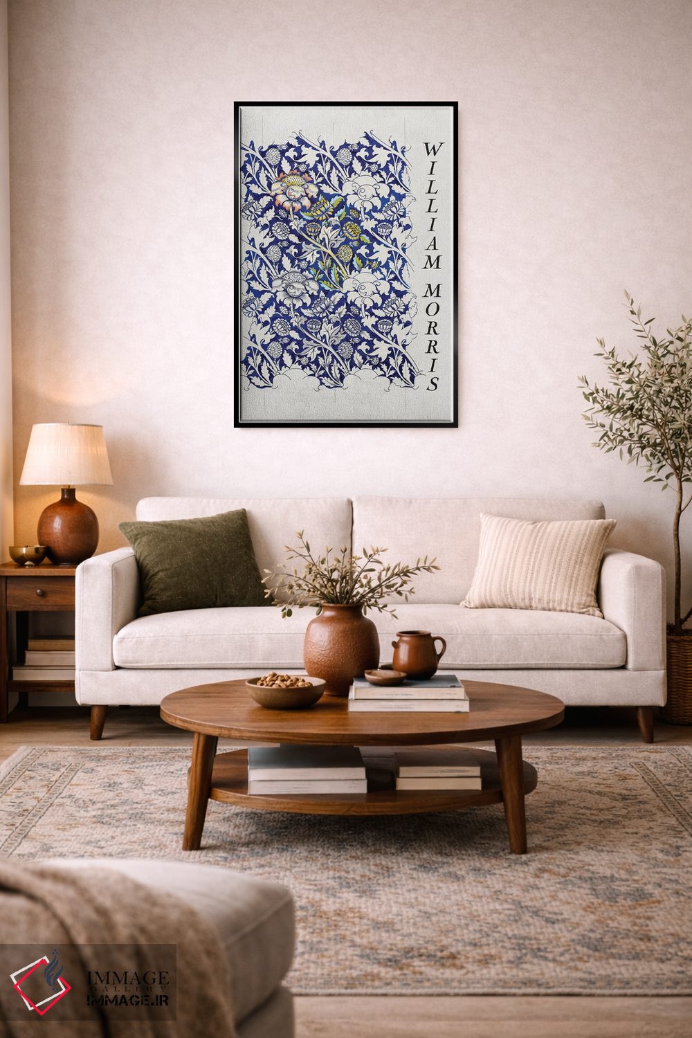 تابلو مینیمال وی اثر ویلیام موریس - D5B