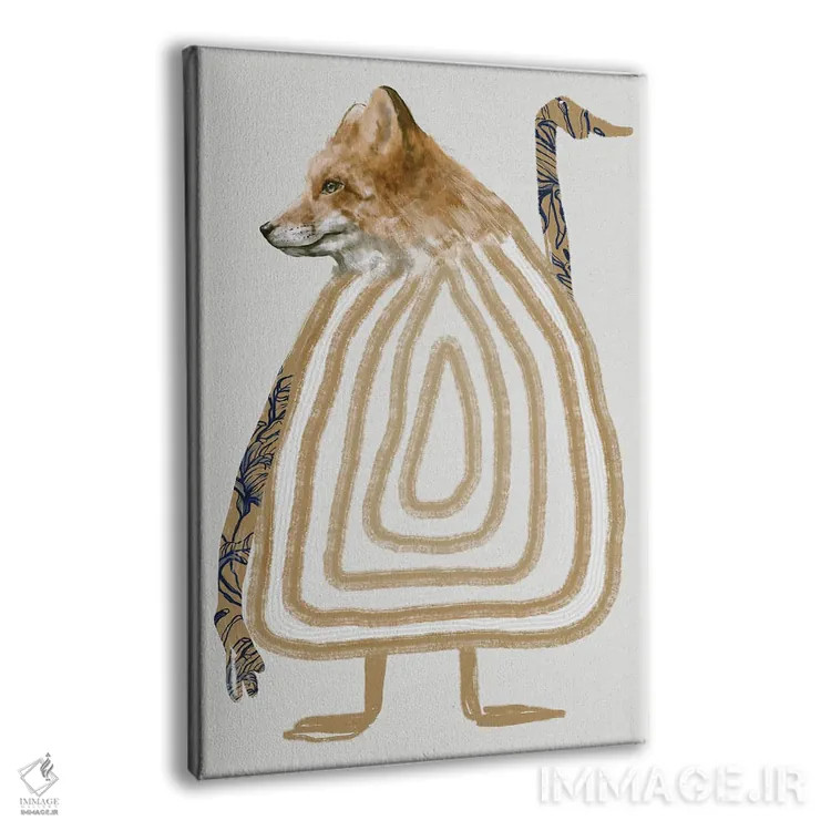 تابلو مینیمال دی تایت کمپیس اثر گابریلا روبرگ - نمای پرسپکتیو محصول