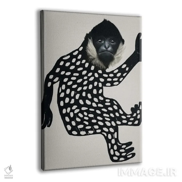 تابلو مینیمال شورش ۲ اثر گابریلا روبرگ - نمای پرسپکتیو محصول