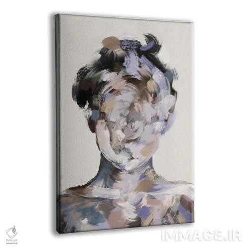 تابلو مینیمال پرتره ۳ اثر گابریلا روبرگ - نمای پرسپکتیو محصول