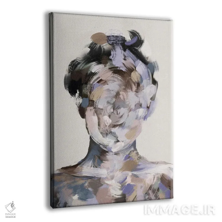 تابلو مینیمال پرتره ۳ اثر گابریلا روبرگ - نمای پرسپکتیو محصول