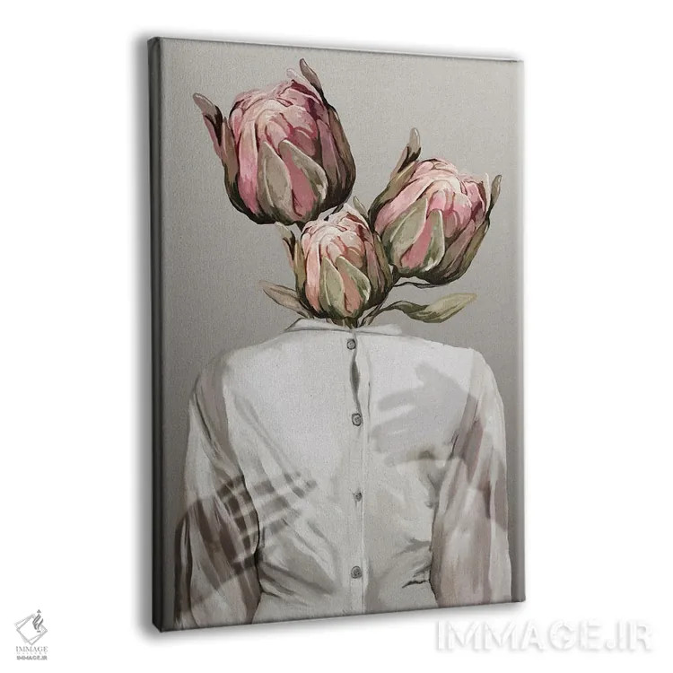 تابلو مینیمال اشتیاق ناشناخته ۱ اثر گابریلا روبرگ - نمای پرسپکتیو محصول