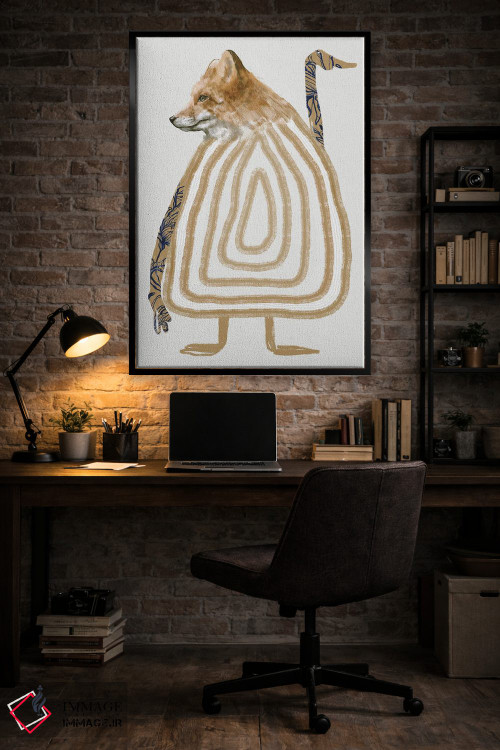 تابلو مینیمال دی تایت کمپیس اثر گابریلا روبرگ - D6B