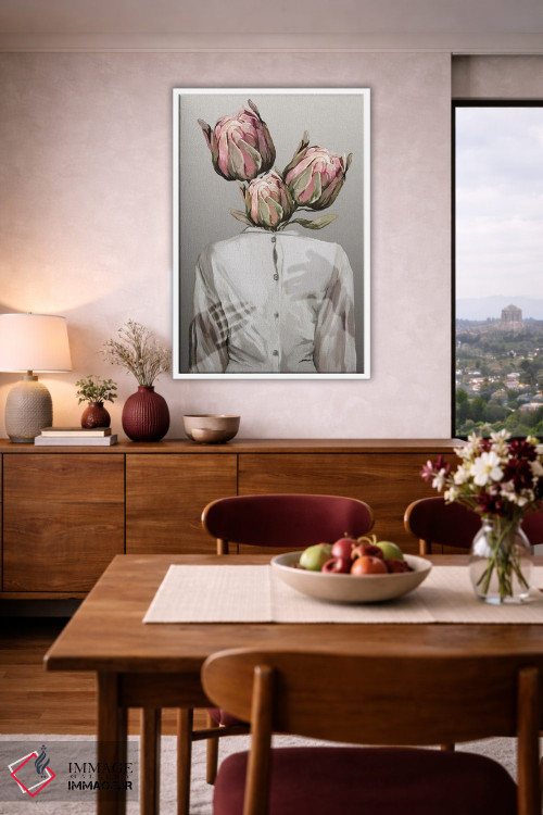 تابلو مینیمال اشتیاق ناشناخته ۱ اثر گابریلا روبرگ - D3W