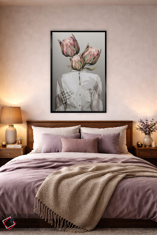 تابلو مینیمال اشتیاق ناشناخته ۱ اثر گابریلا روبرگ - D4B